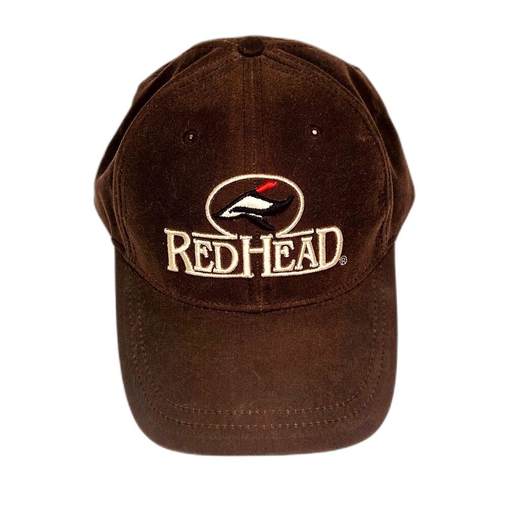 Redhead Baseball Cap Hat Men’s Size Adjustable Color Brown Embroidered Logo